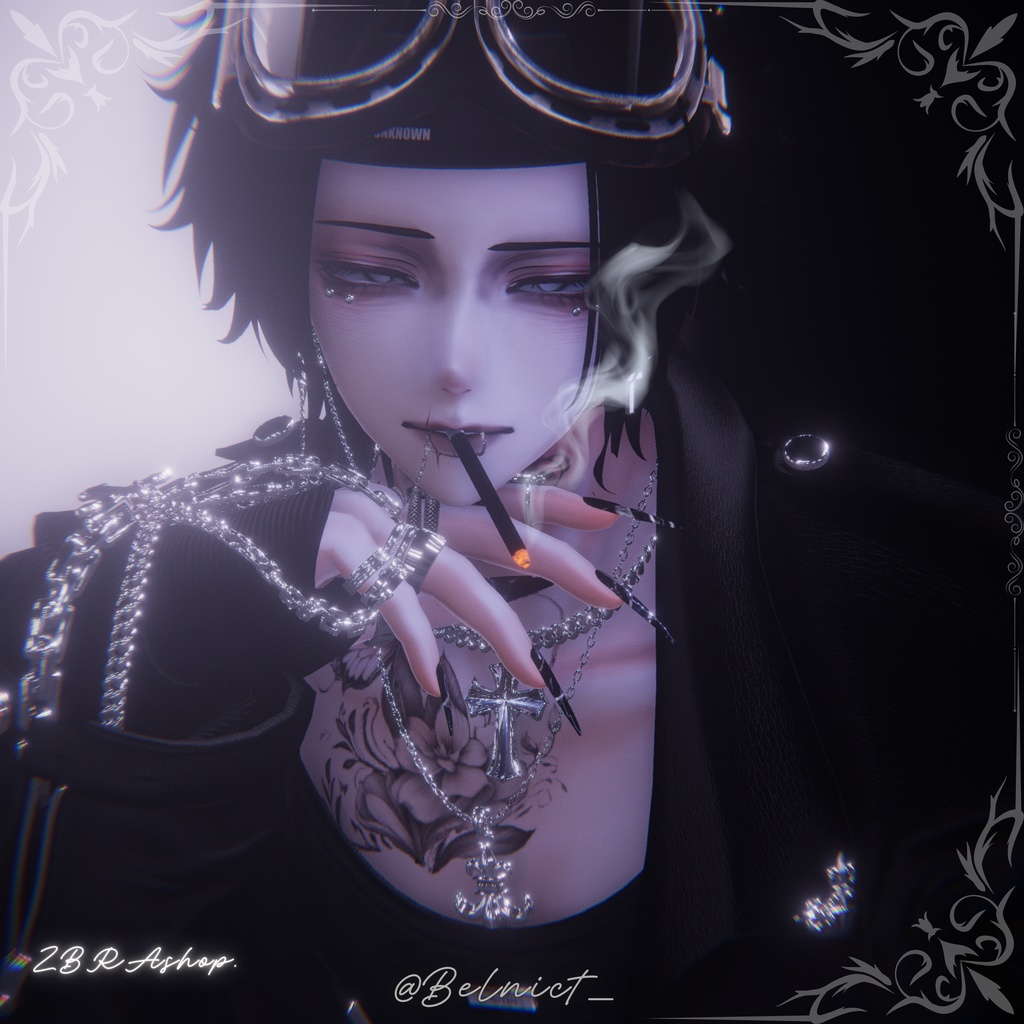 【Flare Neck】オリジナル3Dモデル