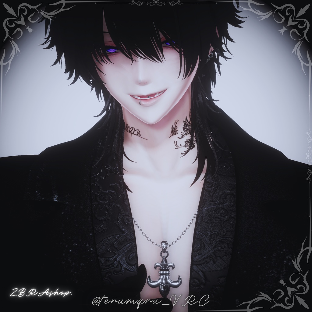 【Flare Neck】オリジナル3Dモデル