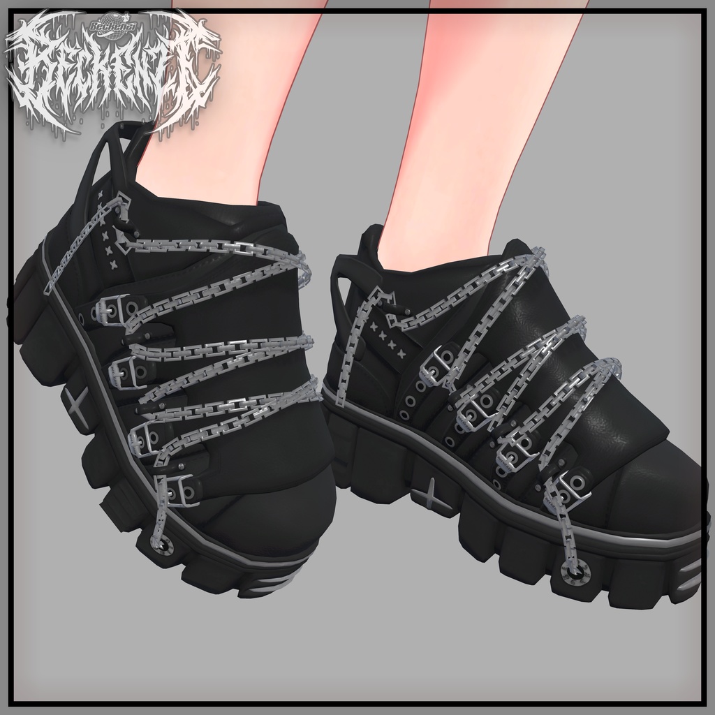 BECKENZI ゴシック靴 for Kikyo/桔梗, Maya/舞夜, Karin/カリン, Rindo/竜胆, Selestia/セレスティア, Emmelie, INABA, Grus, EYO/イヨ