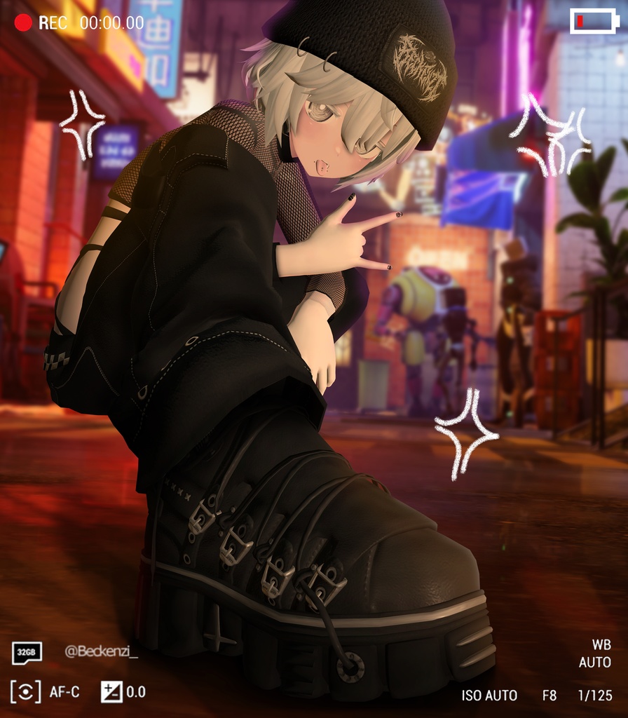 BECKENZI ゴシック靴 for Kikyo/桔梗, Maya/舞夜, Karin/カリン, Rindo/竜胆, Selestia/セレスティア, Emmelie, INABA, Grus, EYO/イヨ