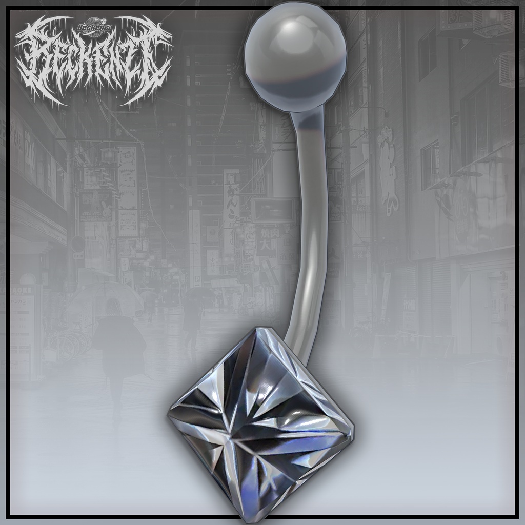 BECKENZI ヒップとベリーのピアス