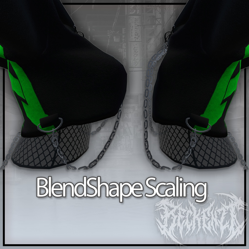 BECKENZI チェーン付きクロップドパーカー