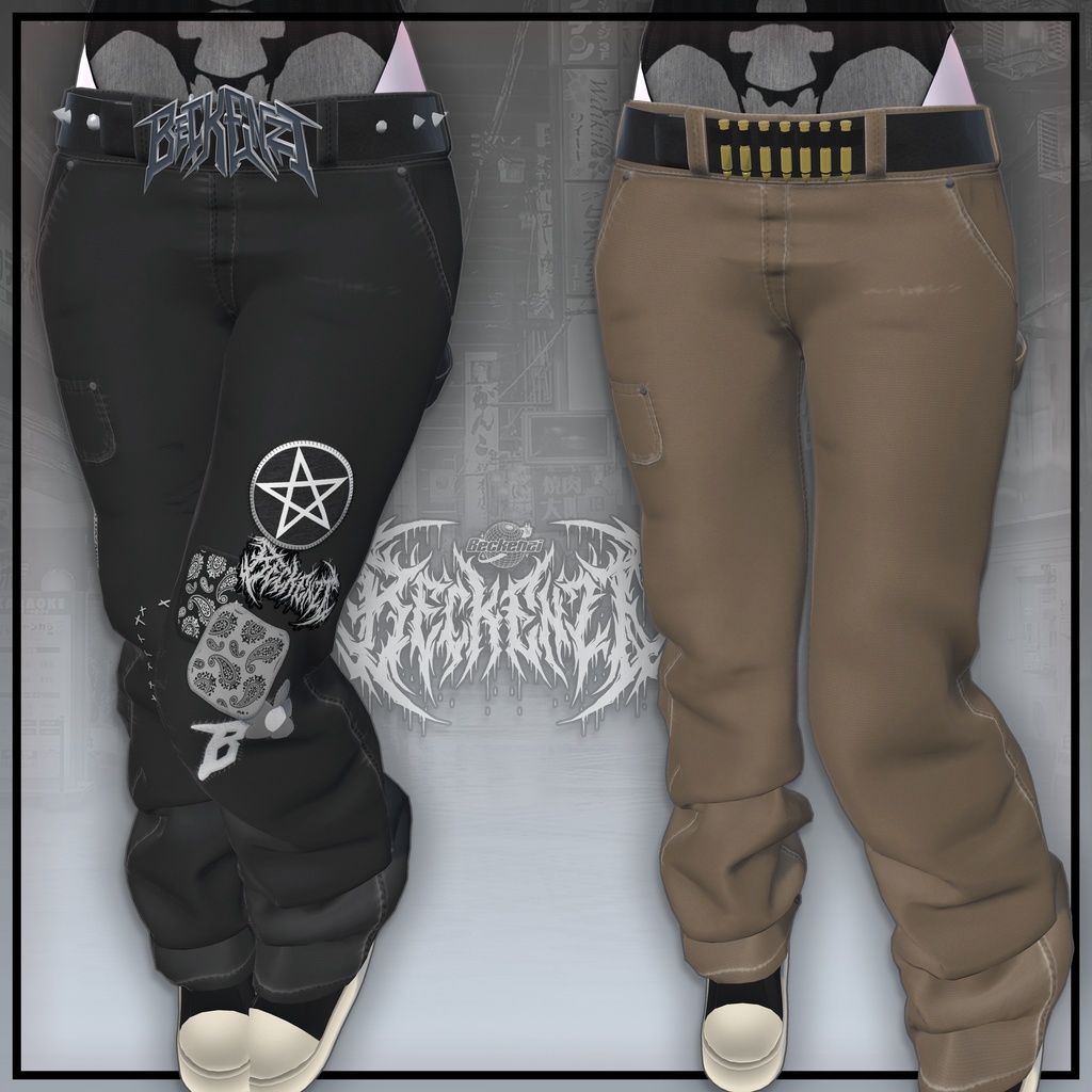 BECKENZI パンツ+ベルト/Belt & Pants