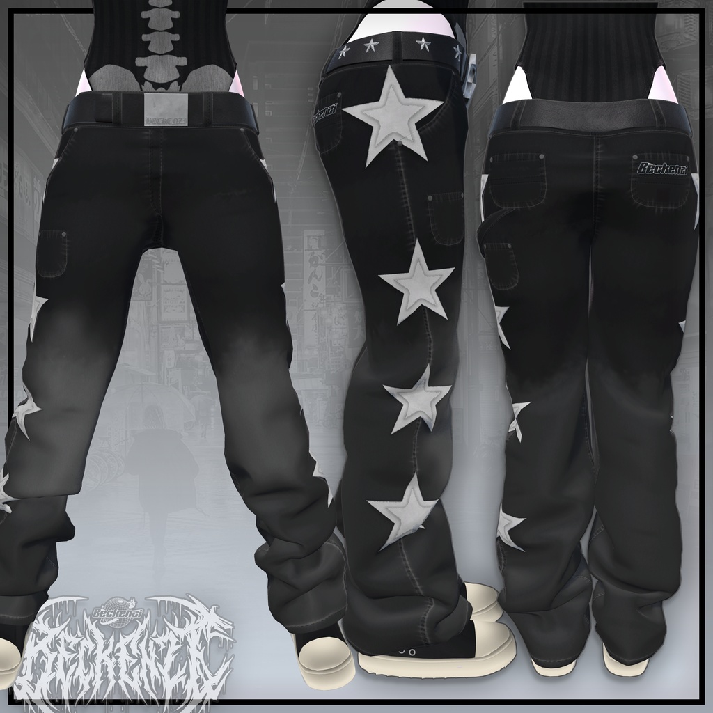 BECKENZI パンツ+ベルト/Belt & Pants