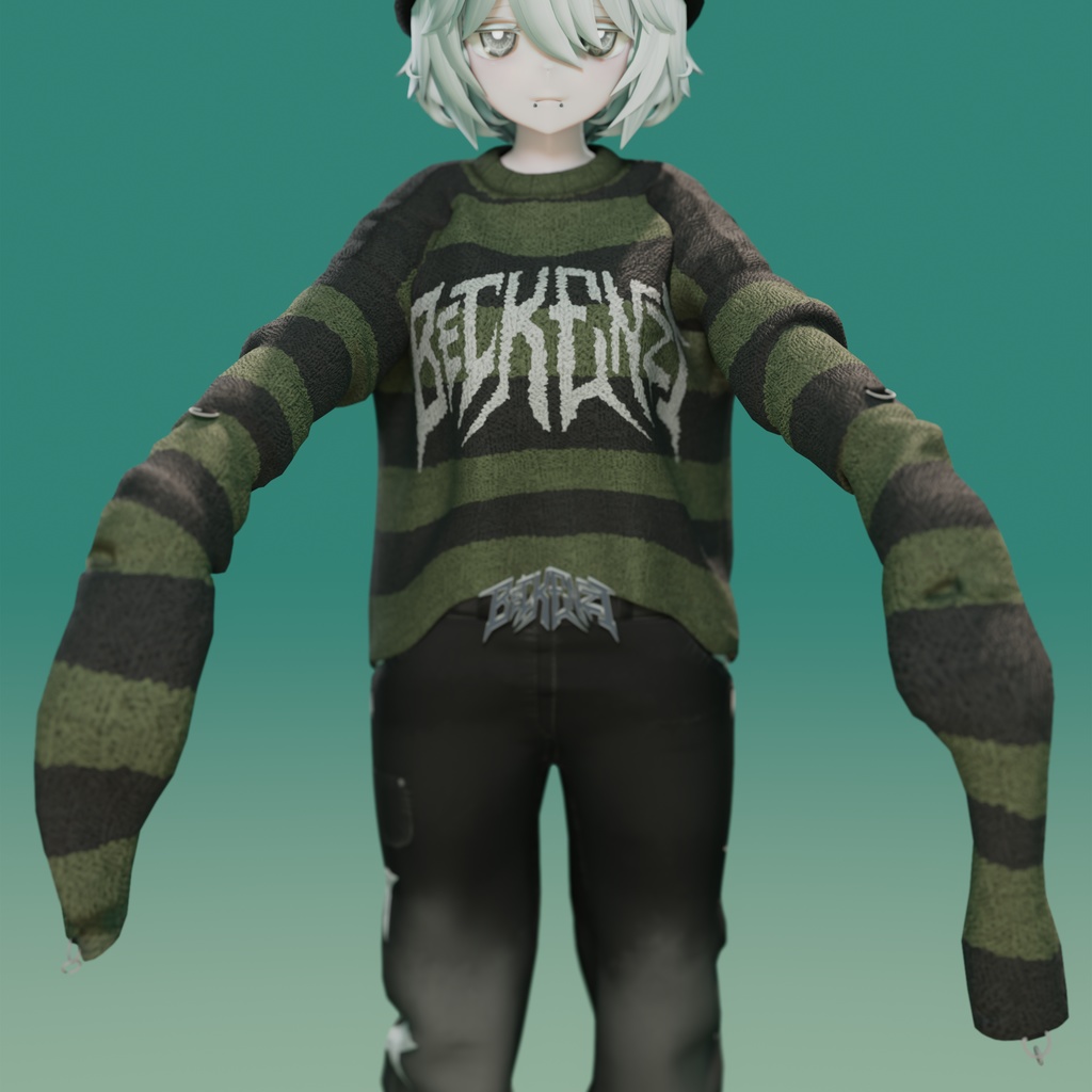 BECKENZI オーバーサイズセーター