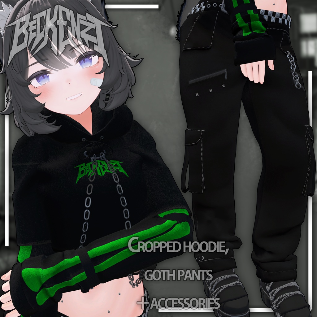 BECKENZI パーカー、パンツ、ブーツ + アクセサリー For ヴェール・Velle