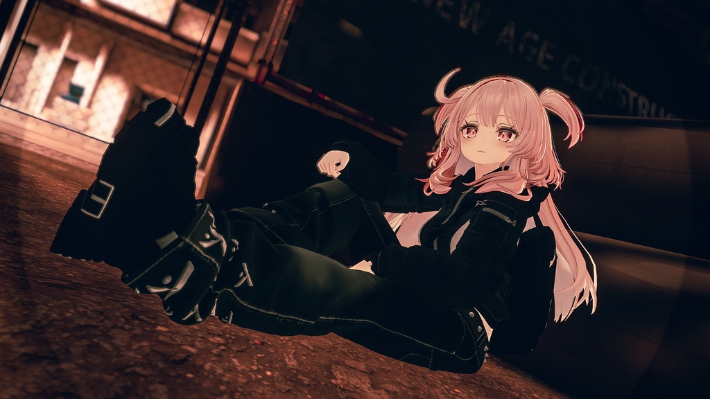 BECKENZI X SHELTER. JACKET w/Hood