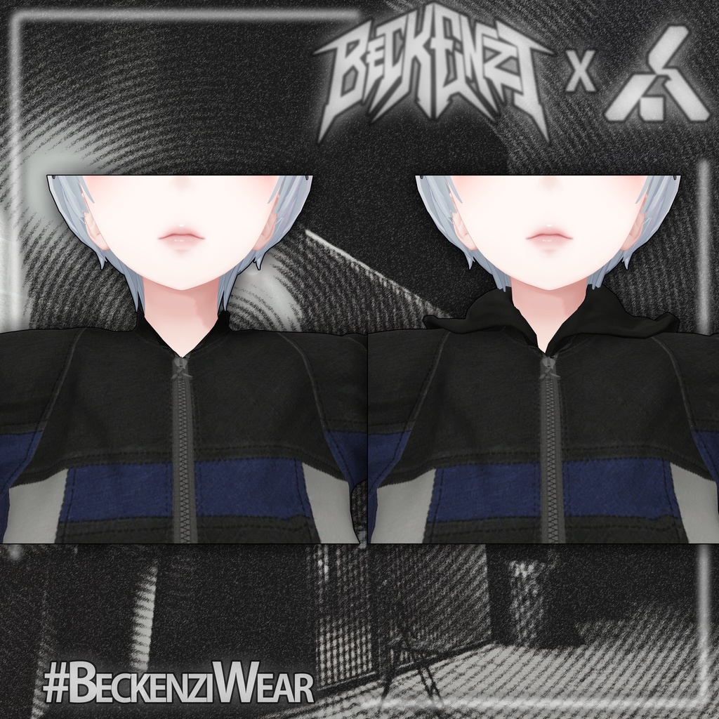 BECKENZI X SHELTER. JACKET w/Hood