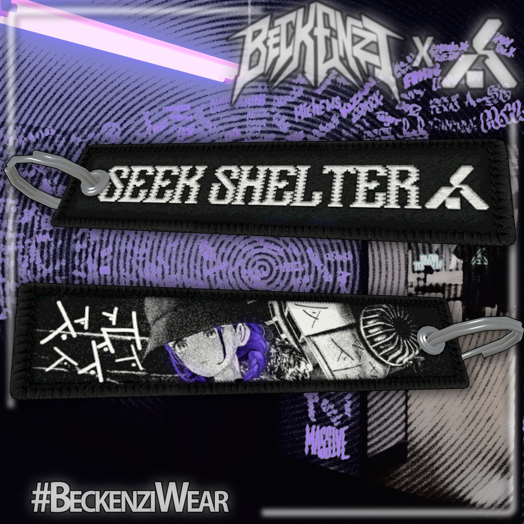 BECKENZI X SHELTER. KEYCHAIN