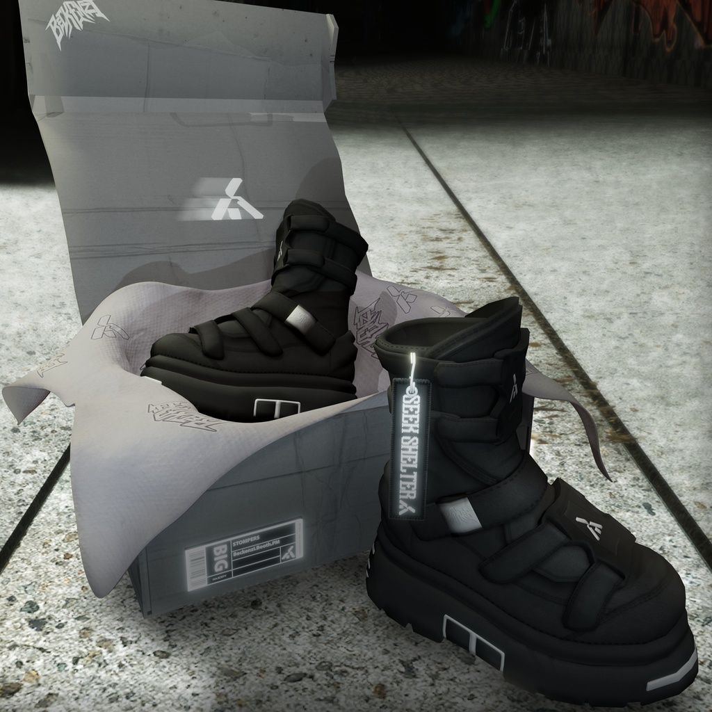 BECKENZI X SHELTER. STOMPERS