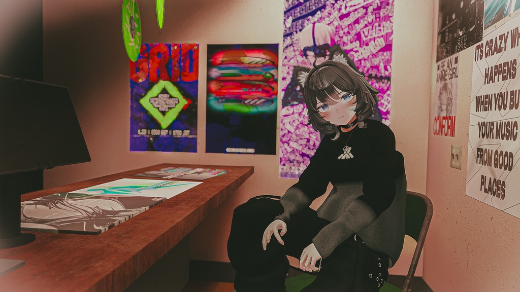 BECKENZI X SHELTER. SWEATSHIRT