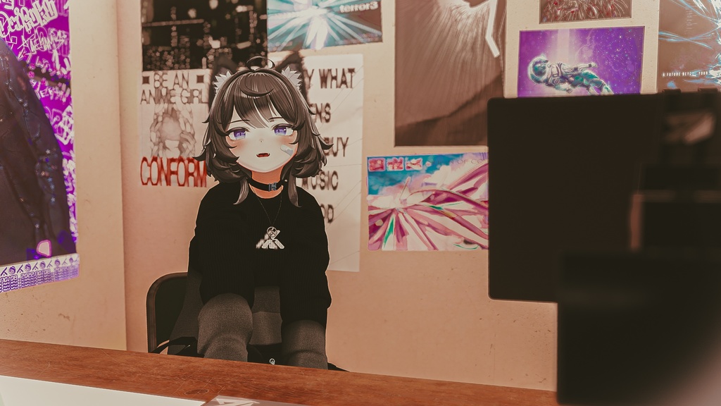 BECKENZI X SHELTER. SWEATSHIRT