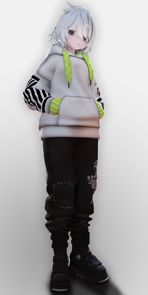 BECKENZI X VERTIGRIS パーカー