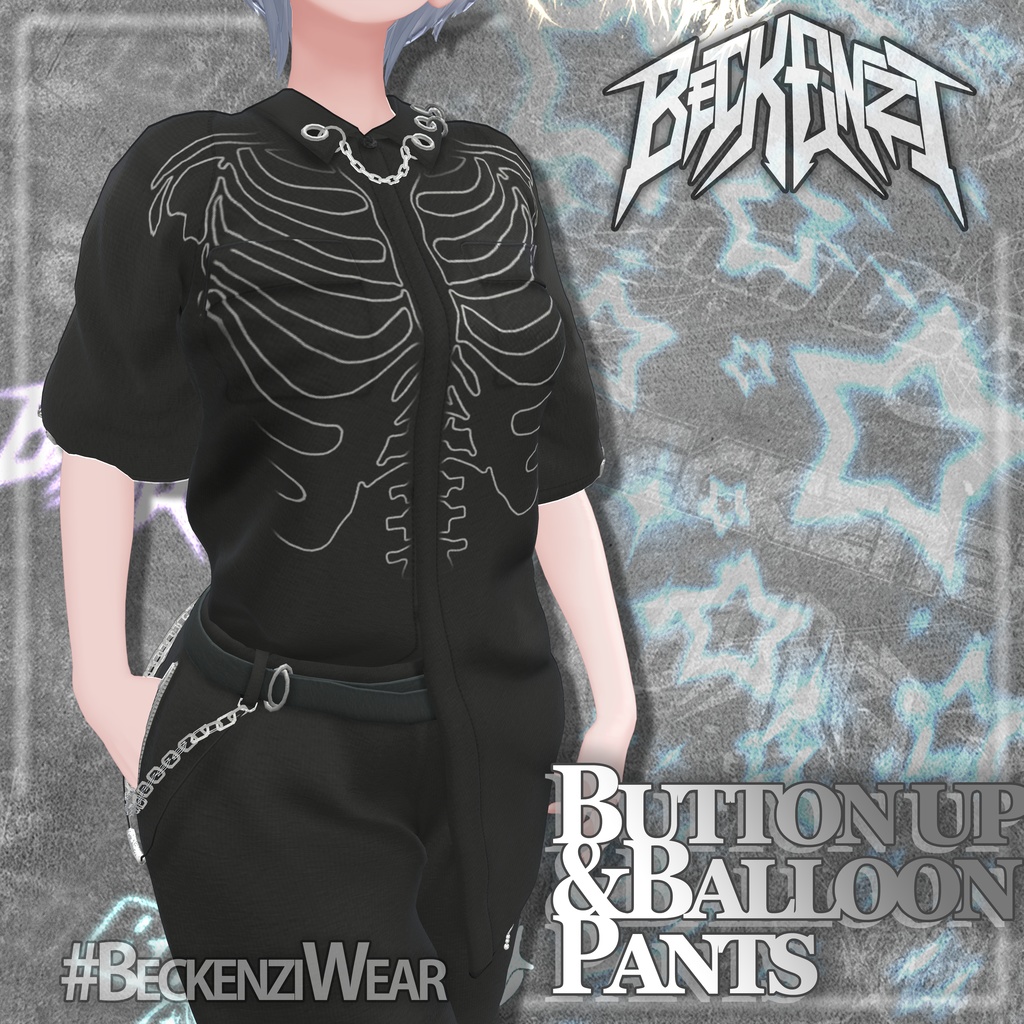 BECKENZI シャツ&バルーンパンツ /Shirt & Balloon Pants