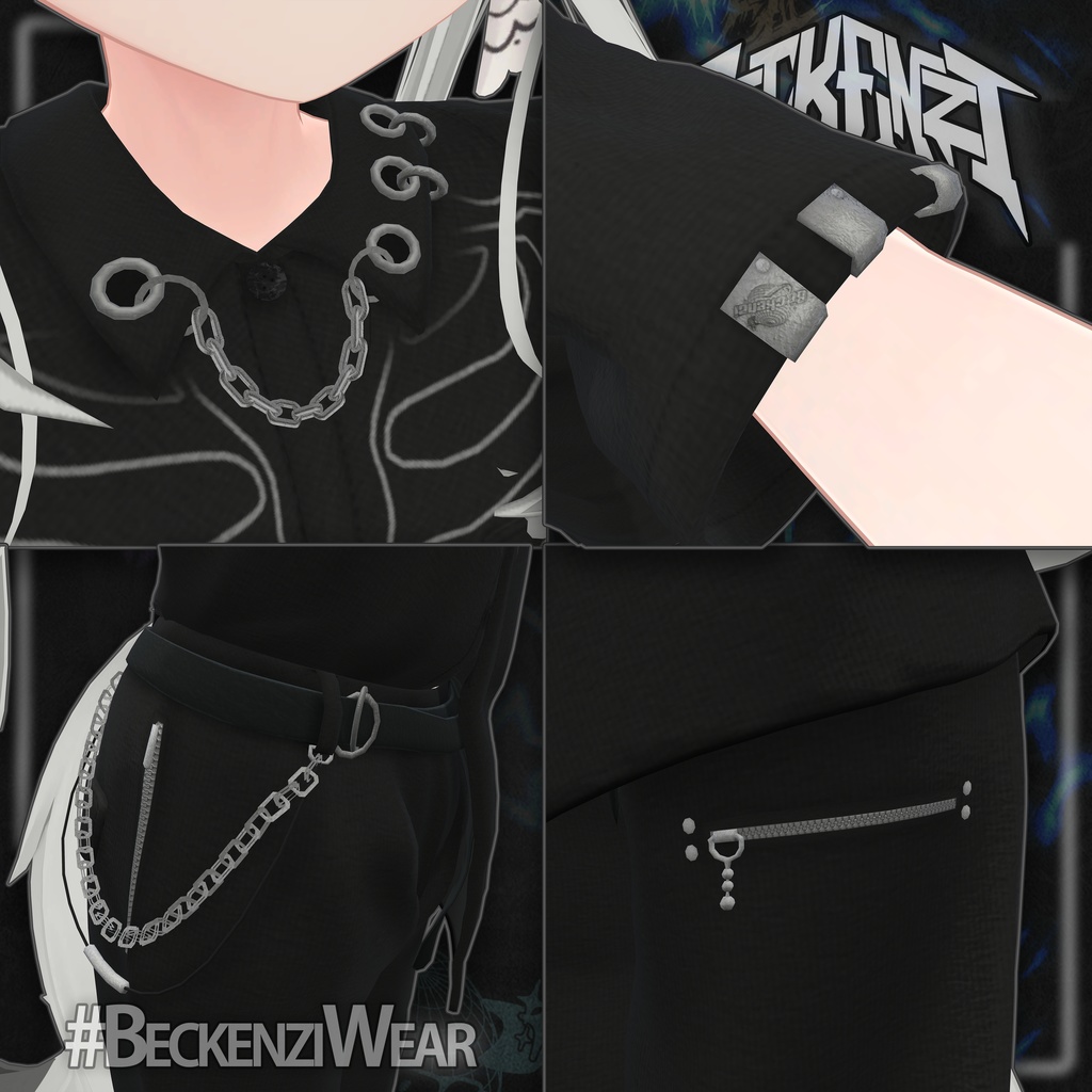 BECKENZI シャツ&バルーンパンツ /Shirt & Balloon Pants