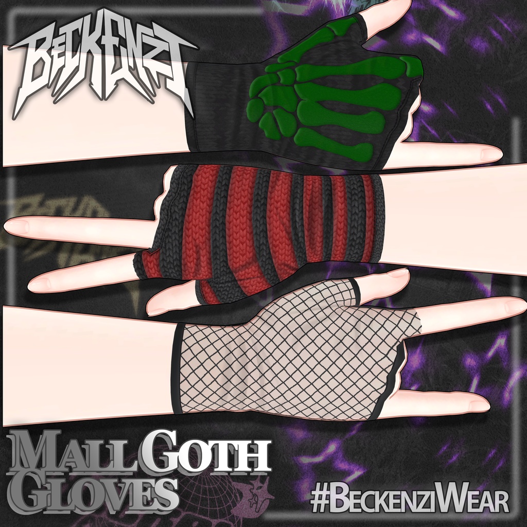 BECKENZI ゴスグローブ/Goth Gloves