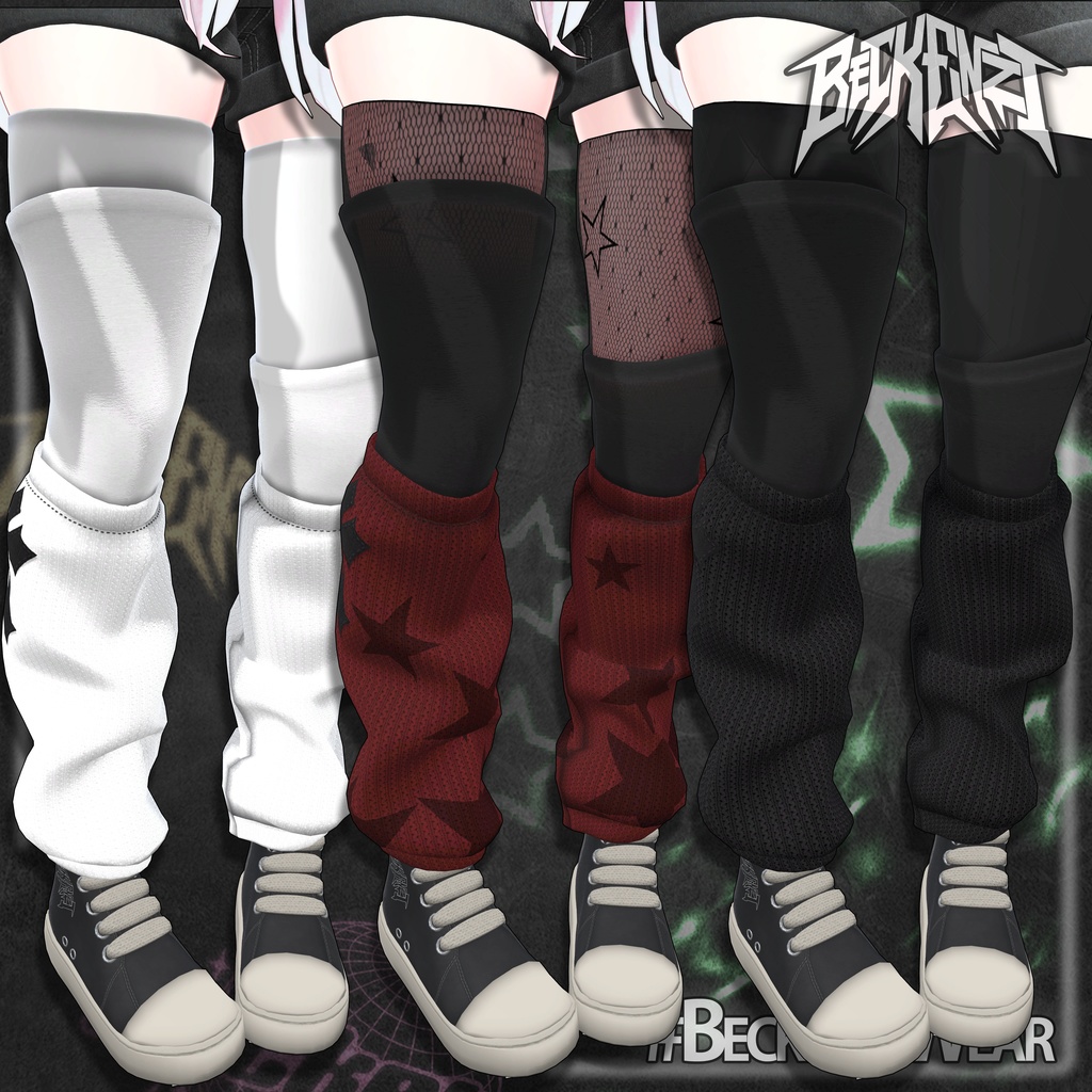 BECKENZI レッグウォーマー /Layered Legwarmers