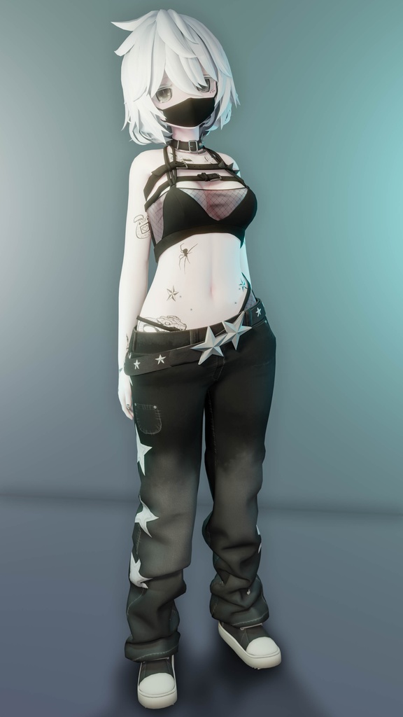 BECKENZI ゴス水着 /Goth Swimsuit