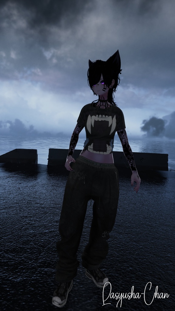 BECKENZI スウェットパンツとTシャツ/ Sweatpants and T-Shirt