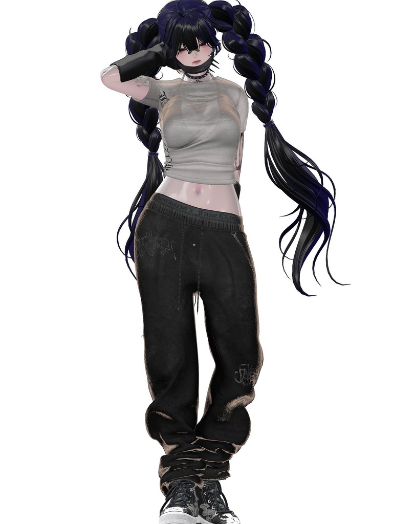 BECKENZI スウェットパンツとTシャツ/ Sweatpants and T-Shirt