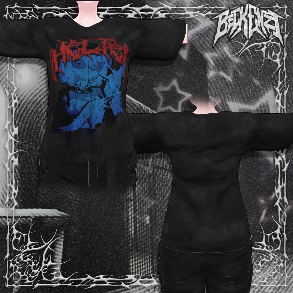 BECKENZI X SHELTER Band Tee/バンドTシャツ