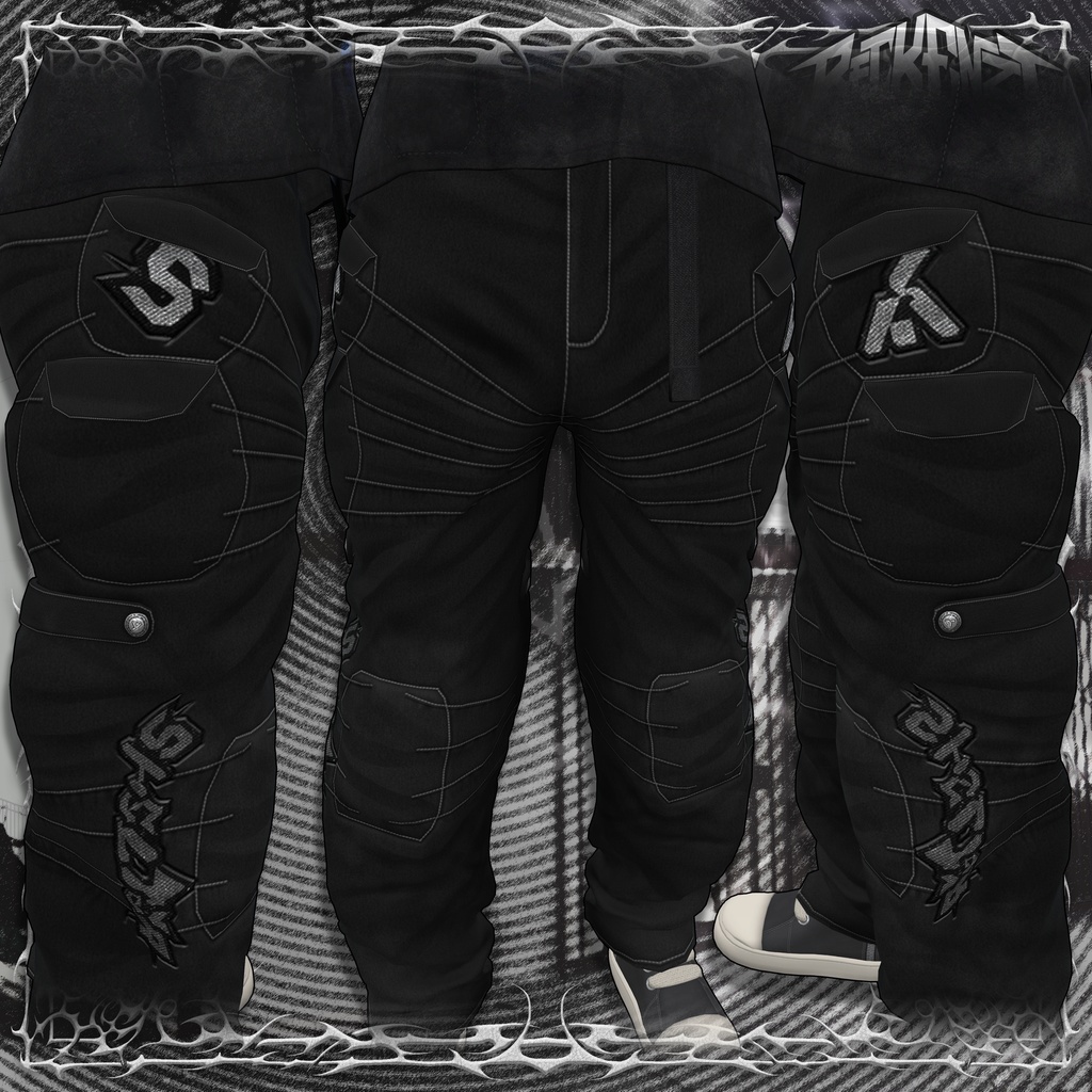 BECKENZI X SHELTER Biker Pants/バイカーパンツ