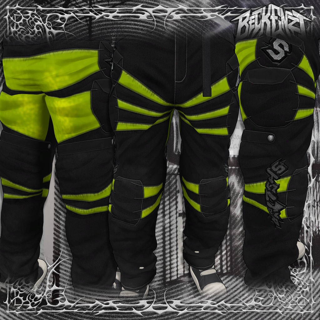 BECKENZI X SHELTER Biker Pants/バイカーパンツ