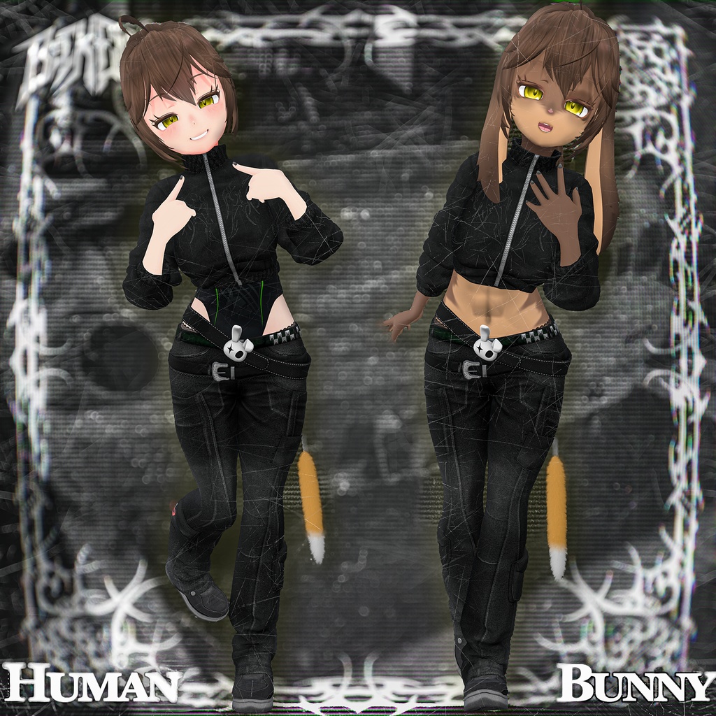 🐰オリジナル3Dモデル「セーブル」