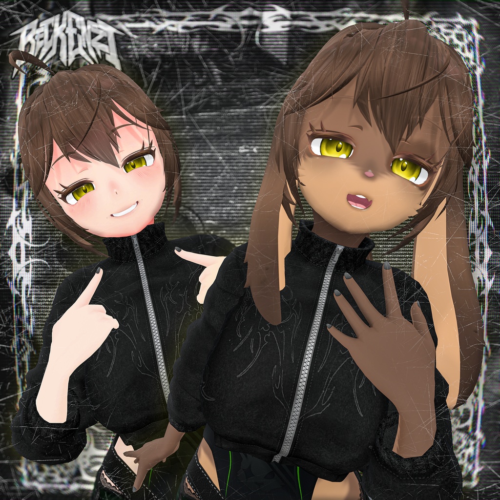 🐰オリジナル3Dモデル「セーブル」