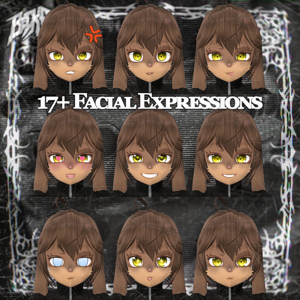 🐰オリジナル3Dモデル「セーブル」