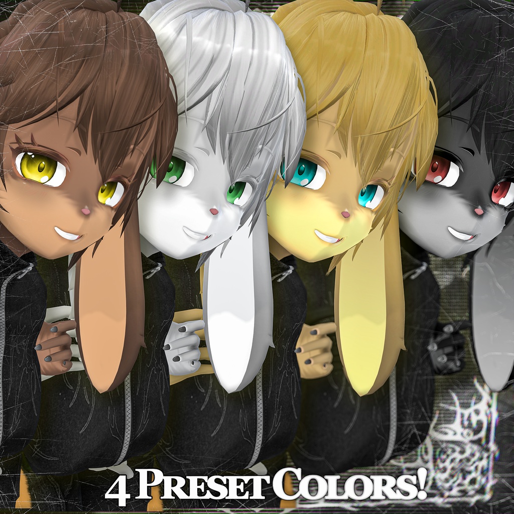 🐰オリジナル3Dモデル「セーブル」