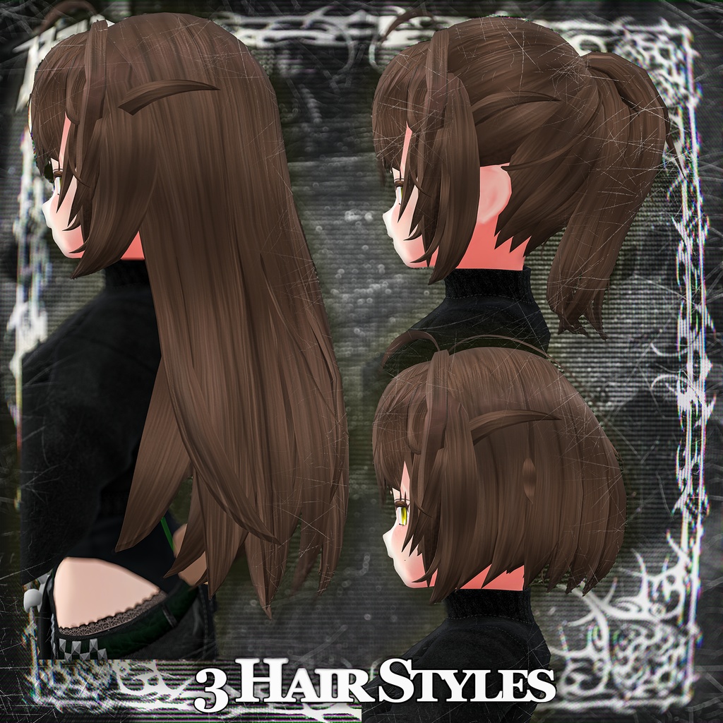 🐰オリジナル3Dモデル「セーブル」