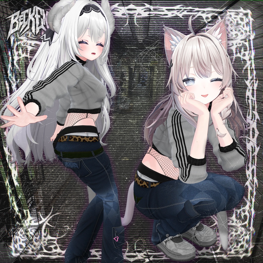 BECKENZI ALT Sigil Punk/ALTシグイルパンク [21+アバタ/Avatars]🐰🖤 缩略图 7