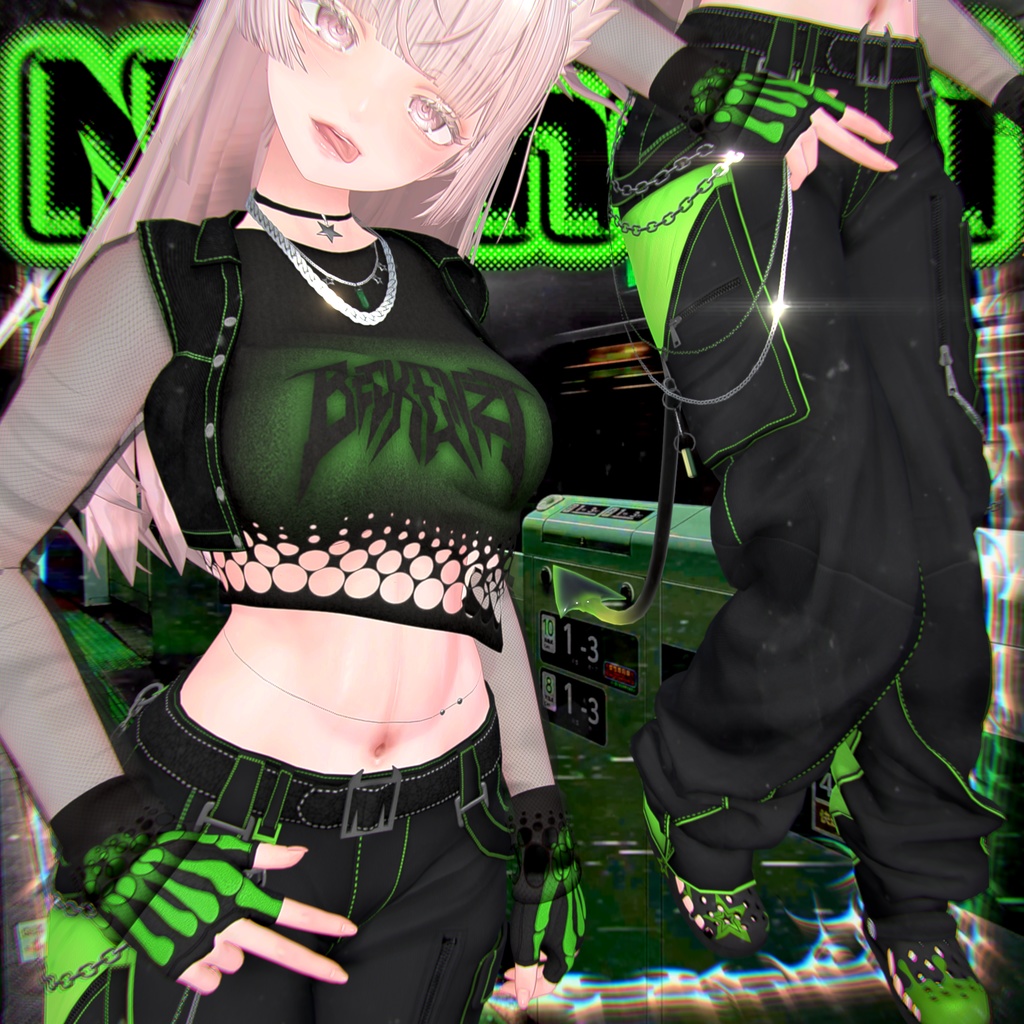 [セール中]✨BECKENZI NeonOni💚👺[21+アバタ/Avatars]