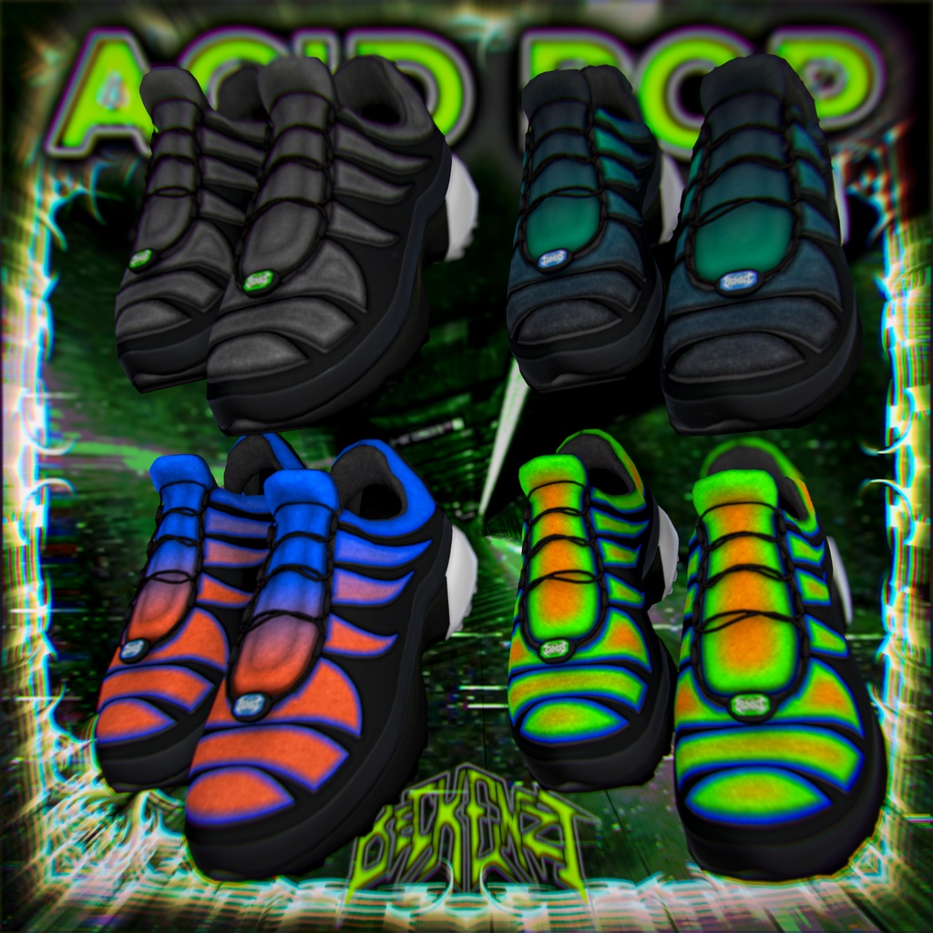 BECKENZI AcidPop Set/アシッドポップセット💚🕶️[20+アバタ/Avatars] 缩略图 8