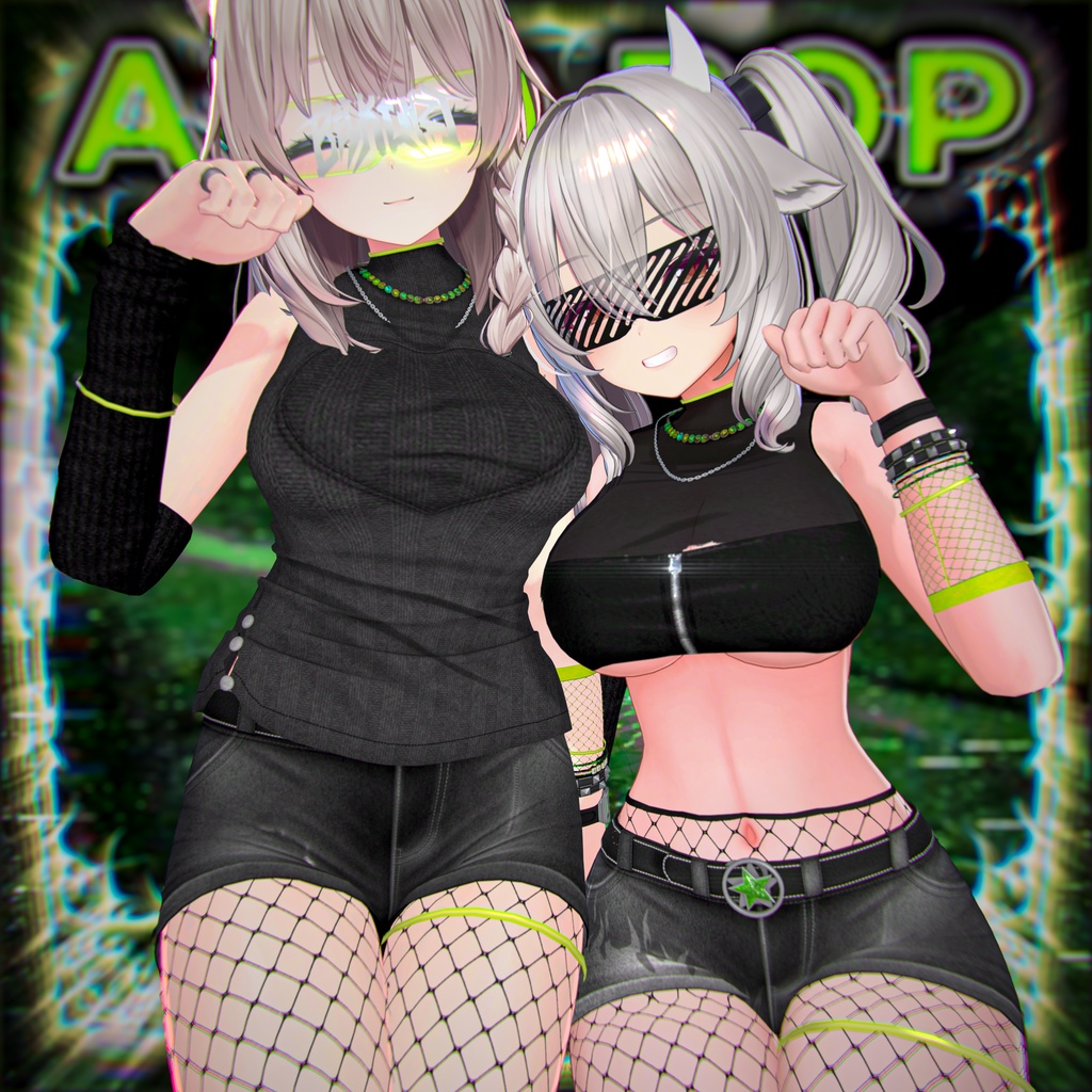 BECKENZI AcidPop Set/アシッドポップセット💚🕶️[20+アバタ/Avatars] 缩略图 18