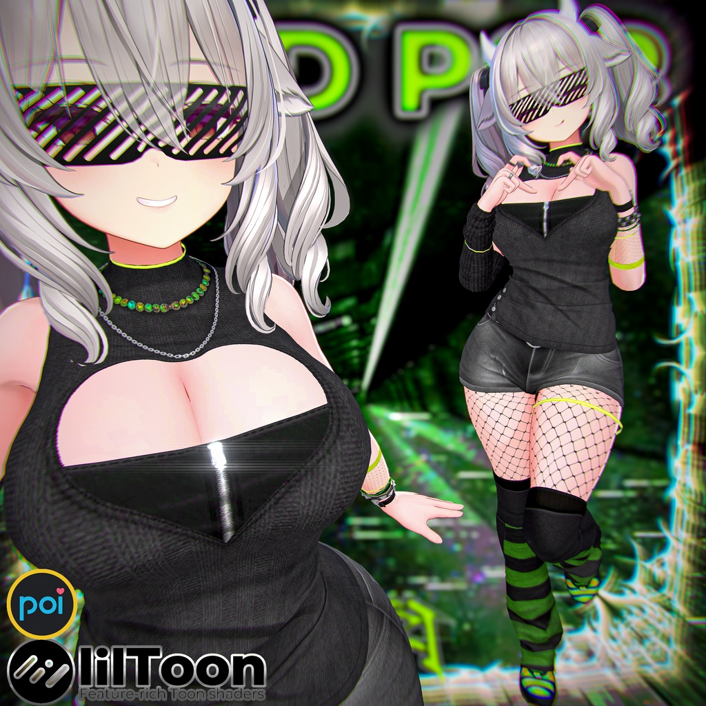『48時間セール』💥AcidPop Set/アシッドポップセット💚🕶️[20+アバタ/Avatars]