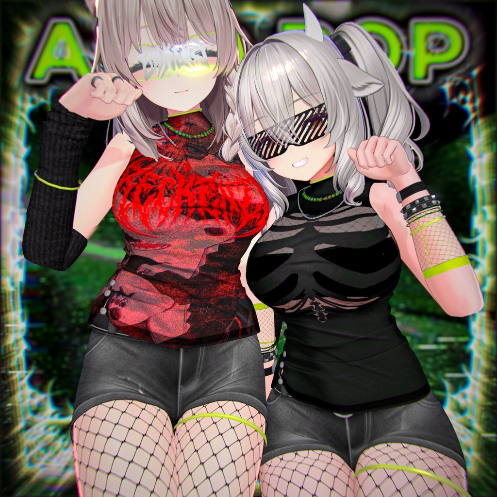 BECKENZI AcidPop Set/アシッドポップセット💚🕶️[20+アバタ/Avatars] 缩略图 20