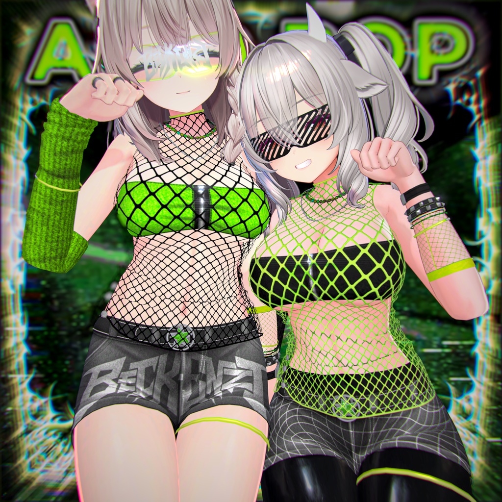 BECKENZI AcidPop Set/アシッドポップセット💚🕶️[20+アバタ/Avatars] 缩略图 19