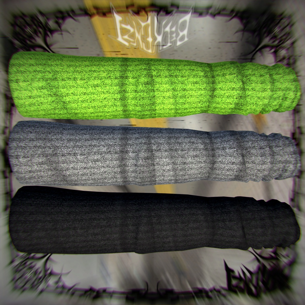 BECKENZI ArmWarmers/アームウォーマー [21+アバタ/Avatars] 💚🖤 缩略图 8