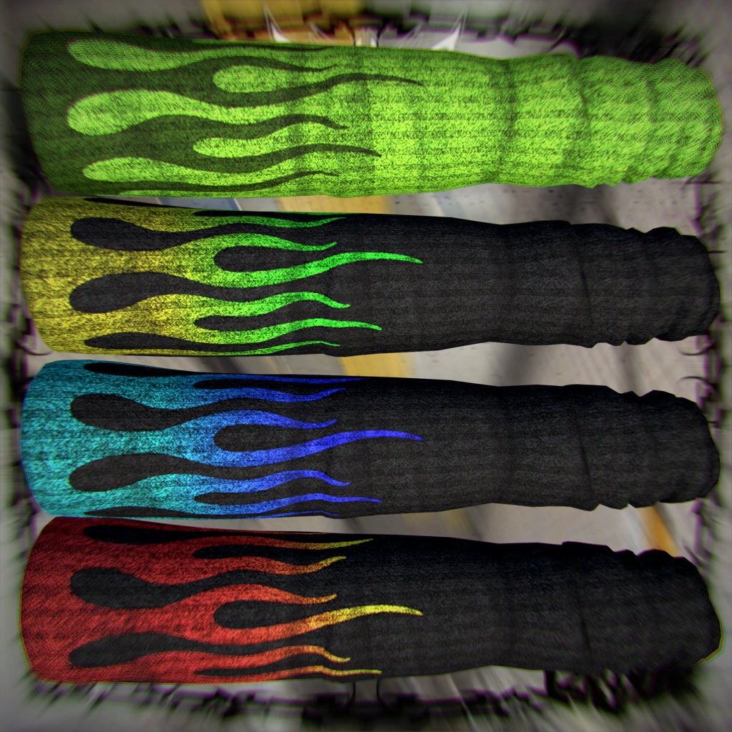 BECKENZI ArmWarmers/アームウォーマー [21+アバタ/Avatars] 💚🖤 缩略图 3