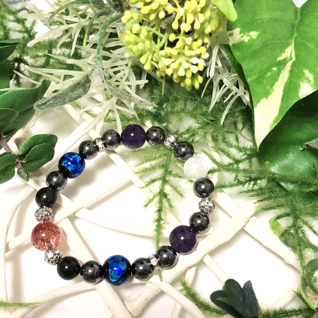 江戸川コナンくんイメージ 天然石ブレスレット