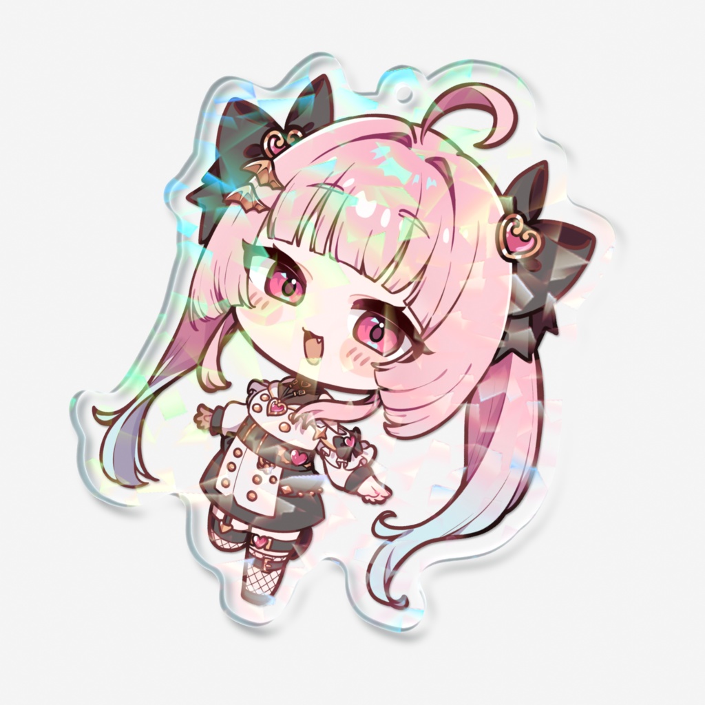 暁羽りい ホログラムアクリルキーホルダー(通常衣装)