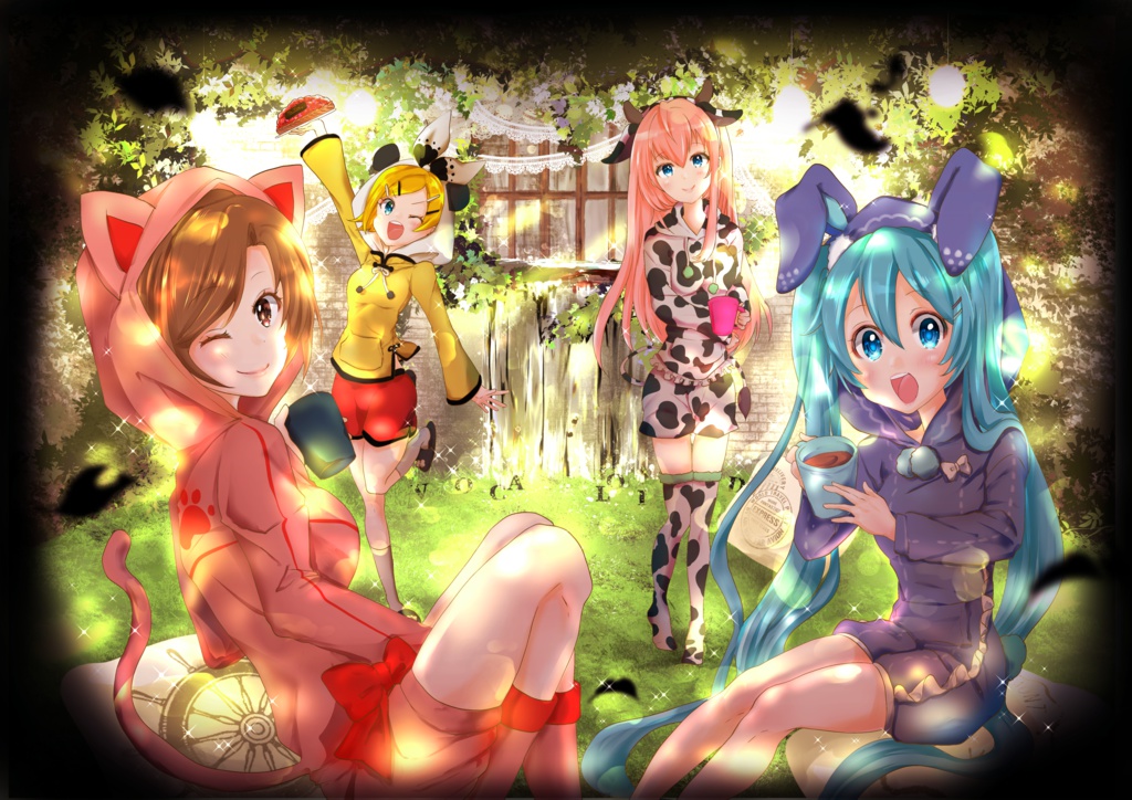 森のお茶会パーカー
