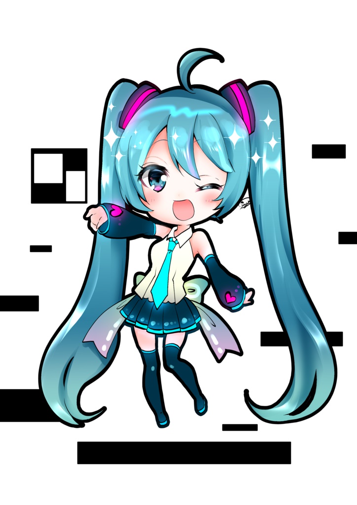 ミクちゃんトートバック(M)