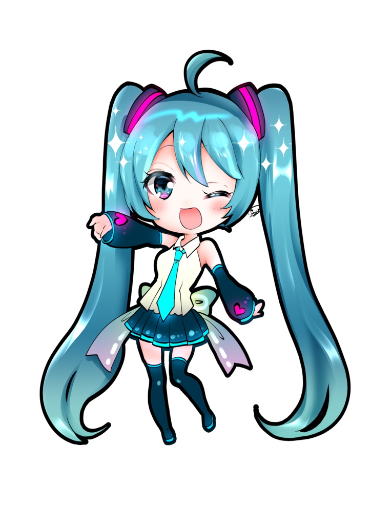 ミクちゃんどこでもアクキー