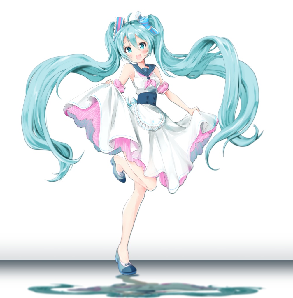 ミクちゃんアクリルブロック