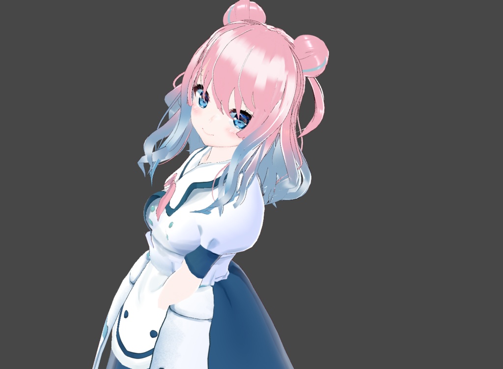 【Vroid】仲春モデル_研究員の姿【3Dモデル販売】