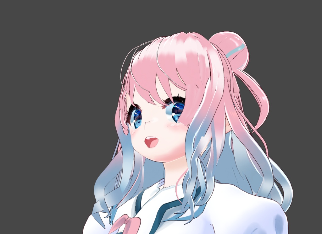 【Vroid】仲春モデル_研究員の姿【3Dモデル販売】