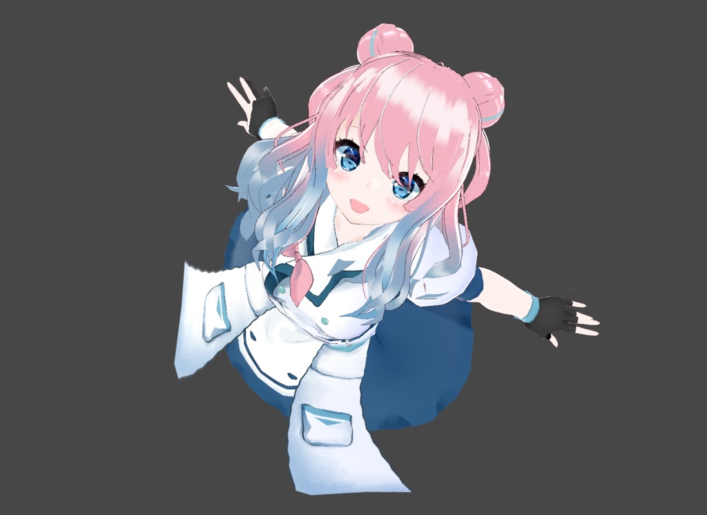 【Vroid】仲春モデル_研究員の姿【3Dモデル販売】